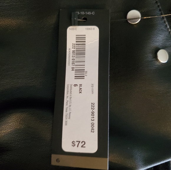 Worthington Faux Leather Dress - Picture 8 of 8